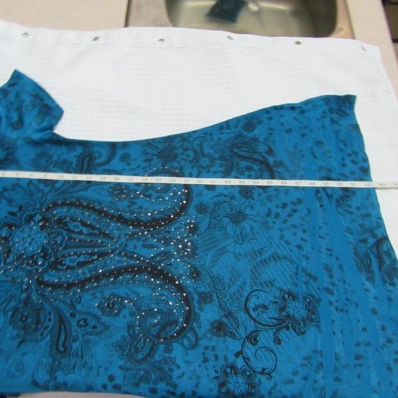 NEW  Blue Bling dress says small appears larger Check - Picture 14 of 16
